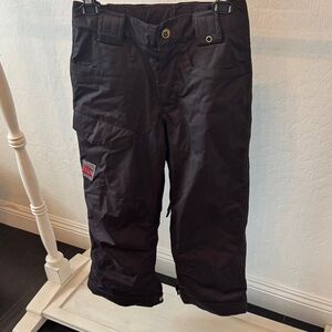 Burton Kids Black Casual Snowboard Pants Dryride